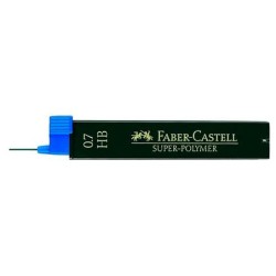 Minas faber grafito 9067 0,7 mm hb estuche de 12 minas