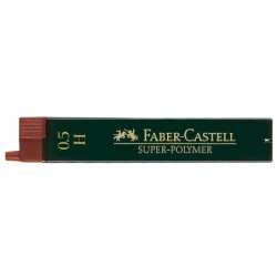 Minas faber grafito 9065 0,5 mm h estuche de 12 minas