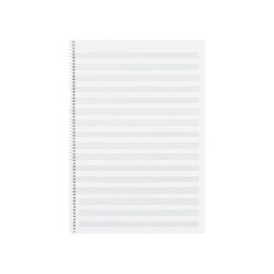 Bloc musica liderpapel pentagrama 3mm folio 20 hojas 100g/m2
