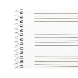 Bloc musica liderpapel pentagrama 3mm folio 20 hojas 100g/m2