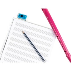 Bloc musica liderpapel pentagrama 3mm folio 20 hojas 100g/m2