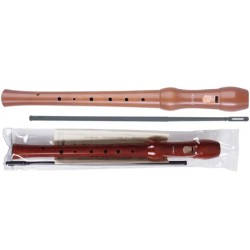 Flauta hohner madera peral lacada 9555 dos piezas en funda transparente