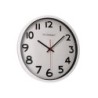 Reloj q-connect de pared plastico oficina redondo 34 cm marco blanco