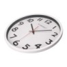 Reloj q-connect de pared plastico oficina redondo 34 cm marco blanco