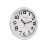 Reloj q-connect de pared plastico oficina redondo 30 cm marco blanco