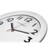 Reloj q-connect de pared plastico oficina redondo 30 cm marco blanco