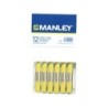 Lapices cera manley unicolor amarillo claro n.4 caja de 12 unidades