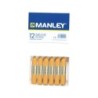 Lapices cera manley unicolor ocre n.26 caja de 12 unidades