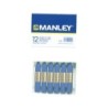 Lapices cera manley unicolor azul ultramar n.18 caja de 12 unidades
