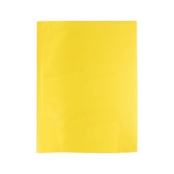 Papel seda liderpapel amarillo 52x76 cm 18 gr paquete de 25 hojas
