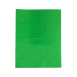 Papel seda liderpapel verde medio 52x76 cm 18 gr paquete de 25 hojas