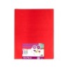 Papel seda liderpapel rojo 52x76 cm 18 gr paquete de 25 hojas