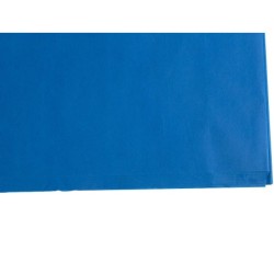 Papel seda liderpapel azul 52x76 cm 18 gr paquete de 25 hojas
