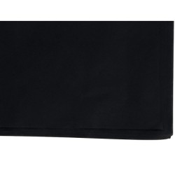 Papel seda liderpapel negro 52x76 cm 18 gr paquete de 25 hojas