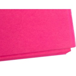 Papel seda liderpapel rosa fuerte 52x76 cm 18 gr paquete de 25 hojas