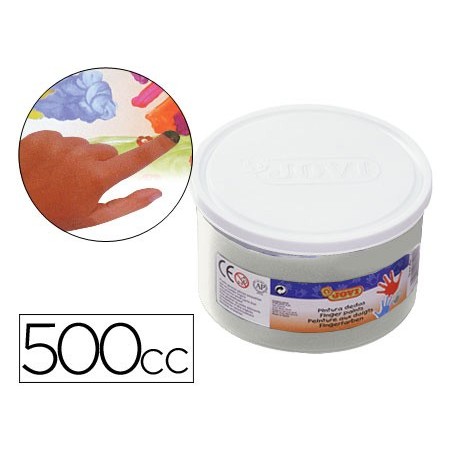 Pintura a dedos jovi 500 cc blanco