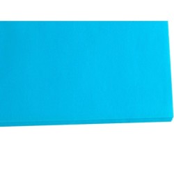 Papel seda liderpapel celeste 52x76 cm 18 gr paquete de 25 hojas