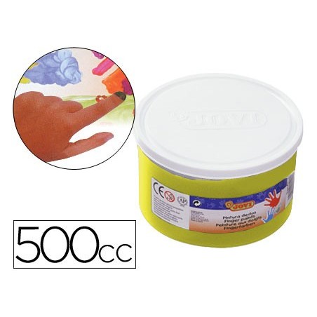 Pintura a dedos jovi 500 cc amarillo