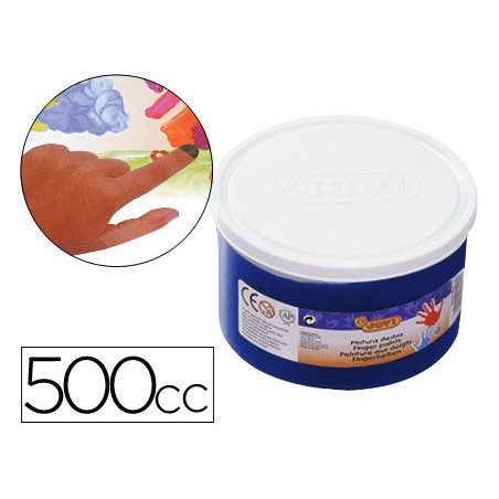 Pintura a dedos jovi 500 cc azul