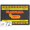 Plastilina jovi 72 negro unidad tamaño grande