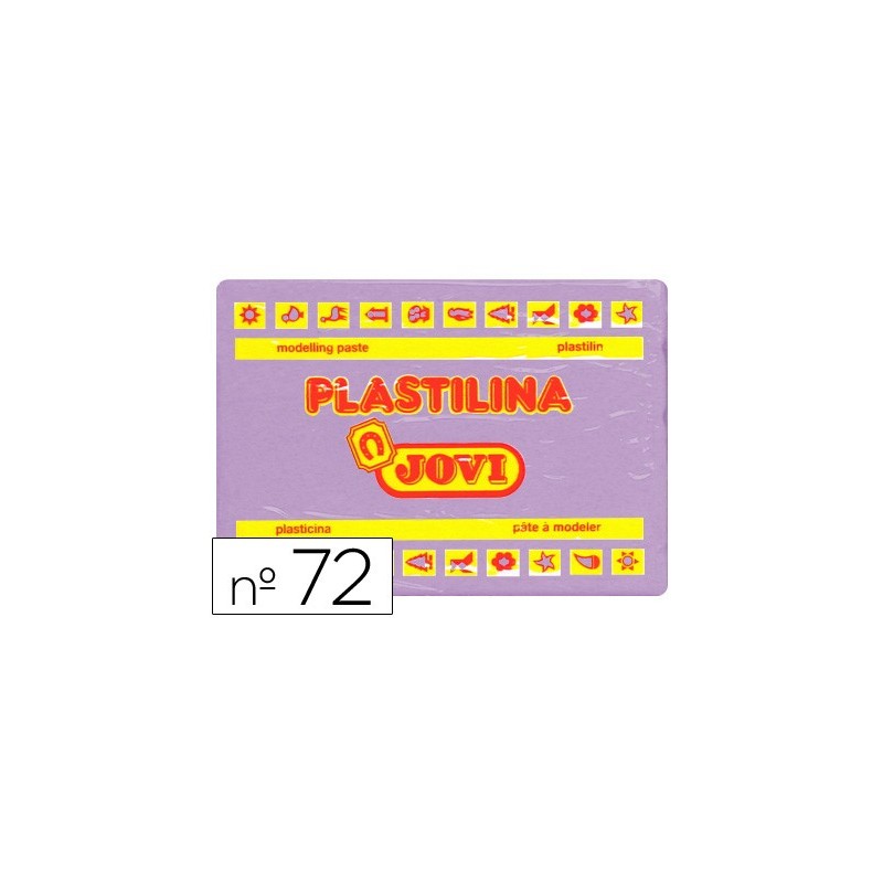 Plastilina jovi 72 lila unidad tamaño grande