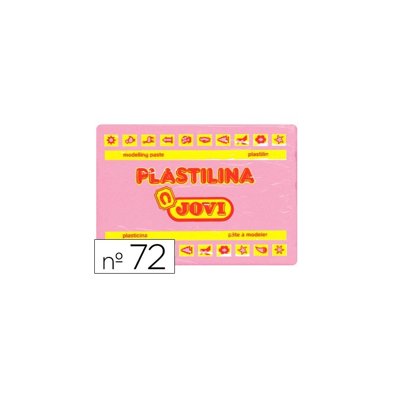 Plastilina jovi 72 rosa unidad tamaño grande