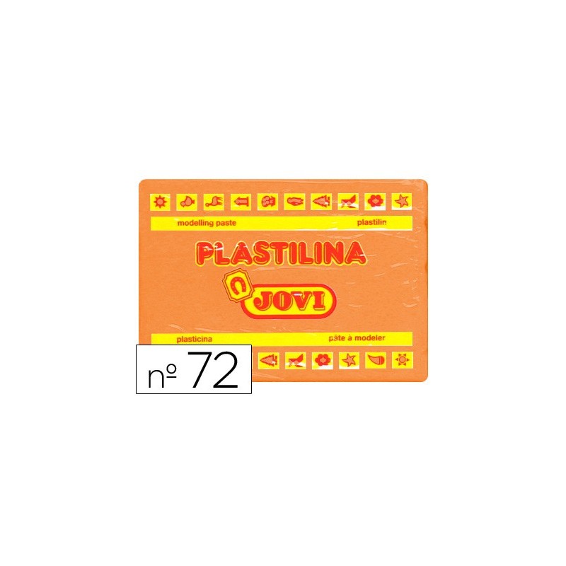 Plastilina jovi 72 naranja unidad tamaño grande