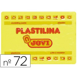 Plastilina jovi 72 amarillo claro unidad tamaño grande