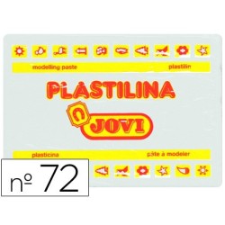 Plastilina jovi 72 blanco unidad tamaño grande