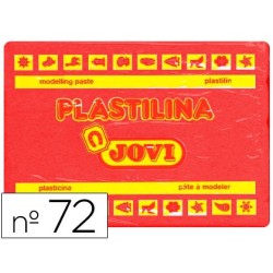 Plastilina jovi 72 rojo unidad tamaño grande