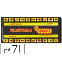 Plastilina jovi 71 negro unidad tamaño mediano