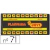 Plastilina jovi 71 negro unidad tamaño mediano