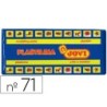 Plastilina jovi 71 azul oscuro unidad tamaño mediano