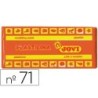 Plastilina jovi 71 naranja unidad tamaño mediano