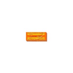 Plastilina jovi 71 naranja unidad tamaño mediano