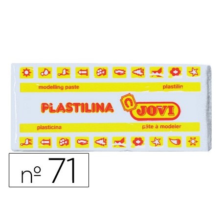 Plastilina jovi 71 blanco unidad tamaño mediano