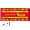 Plastilina jovi 71 rojo unidad tamaño mediano