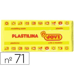 Plastilina jovi 71 amarillo claro unidad tamaño mediano