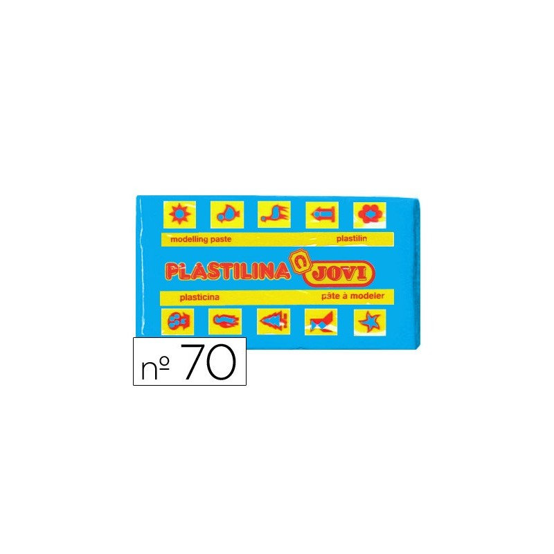Plastilina jovi 70 azul claro unidad tamaño pequeño Plastilina jovi 70 azul claro unidad tamaño pequeño