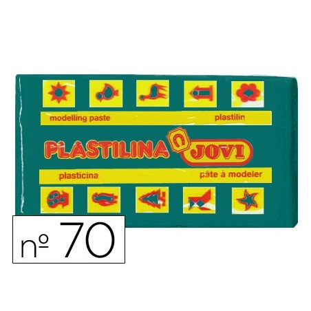 Plastilina jovi 70 verde oscuro unidad tamaño pequeño