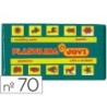 Plastilina jovi 70 verde oscuro unidad tamaño pequeño