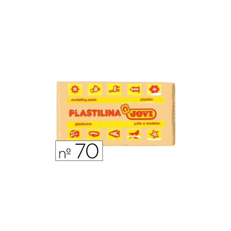 Plastilina jovi 70 carne unidad tamaño pequeño