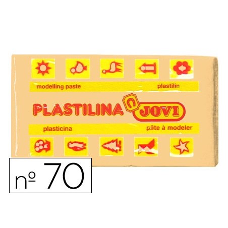 Plastilina jovi 70 carne unidad tamaño pequeño