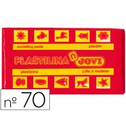 Plastilina jovi 70 rojo unidad tamaño pequeño