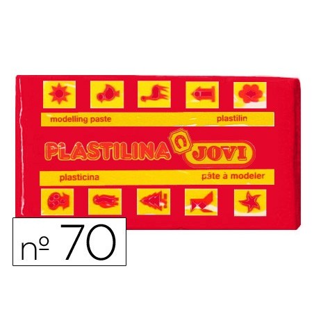 Plastilina jovi 70 rojo unidad tamaño pequeño