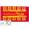Plastilina jovi 70 rojo unidad tamaño pequeño
