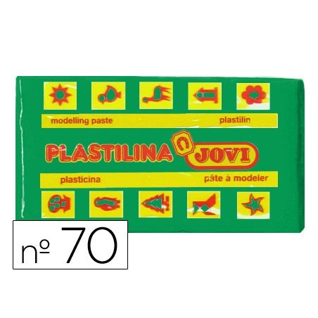 Plastilina jovi 70 verde claro unidad tamaño pequeño