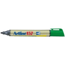 Rotulador artline pizarra ek-157 verde punta redonda 2 mm