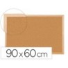 Pizarra corcho q-connect 90x60 cm marco de madera