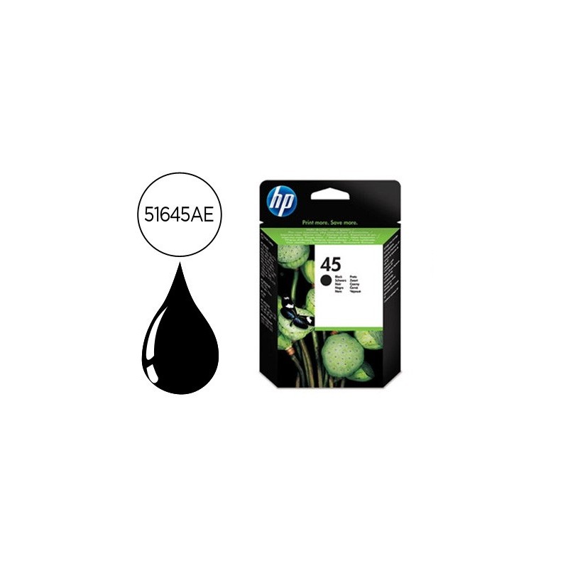 Ink-jet hp deskjet 710c 720c 810c 815c 850 870 880c 890c 895cxi 930c 950 1180c 1280 16 00c 960 970 1100c n.45 negro